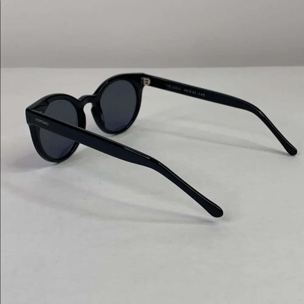 Komono Sunglasses NEW Lulu Glossy Black cat eye